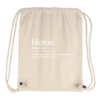 Home at home - Stanley/Stella Recycled Gym Bag - natural - Front