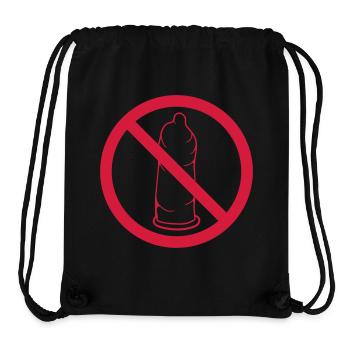 no forbidden shield condom with protection - Stanley/Stella Recycled Gym Bag - black - Front