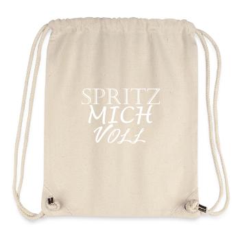 SPRITZ MICH VOLL WEISS - Sac à cordon recyclé Stanley/Stella - blanc naturel - Devant