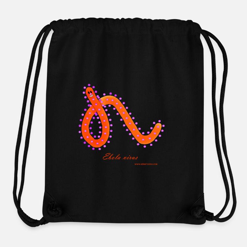 Ebola virus - Stanley/Stella Recycled Gym Bag - black