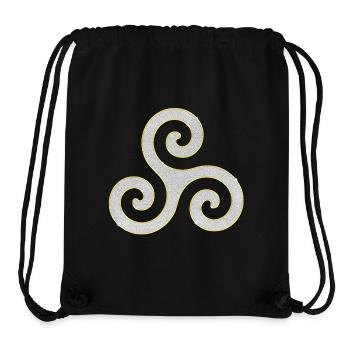Triskele als Schmuckstück - Stanley/Stella recycelter Gym Bag - Schwarz - Vorne