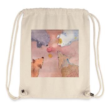 who Gets the Ball - Stanley/Stella Recycled Gym Bag - natural - Front