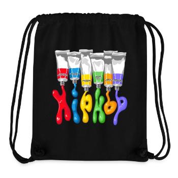 Hip hop tubes - Stanley/Stella recycelter Gym Bag - Schwarz - Vorne