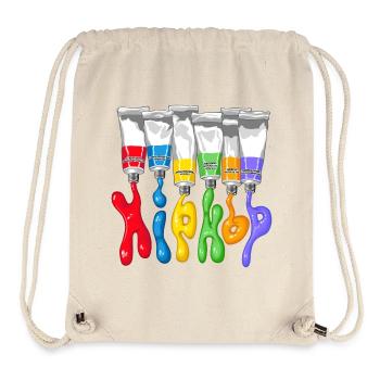 Hip hop tubes - Stanley/Stella recycelter Gym Bag - Naturweiß - Vorne