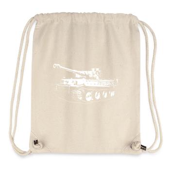 Tank Silhouette Contrast Design - Stanley/Stella Recycled Gym Bag - natural - Front