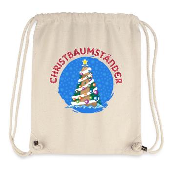 Christmas tree stand Wordwitz Xmas tree - Stanley/Stella Recycled Gym Bag - natural - Front