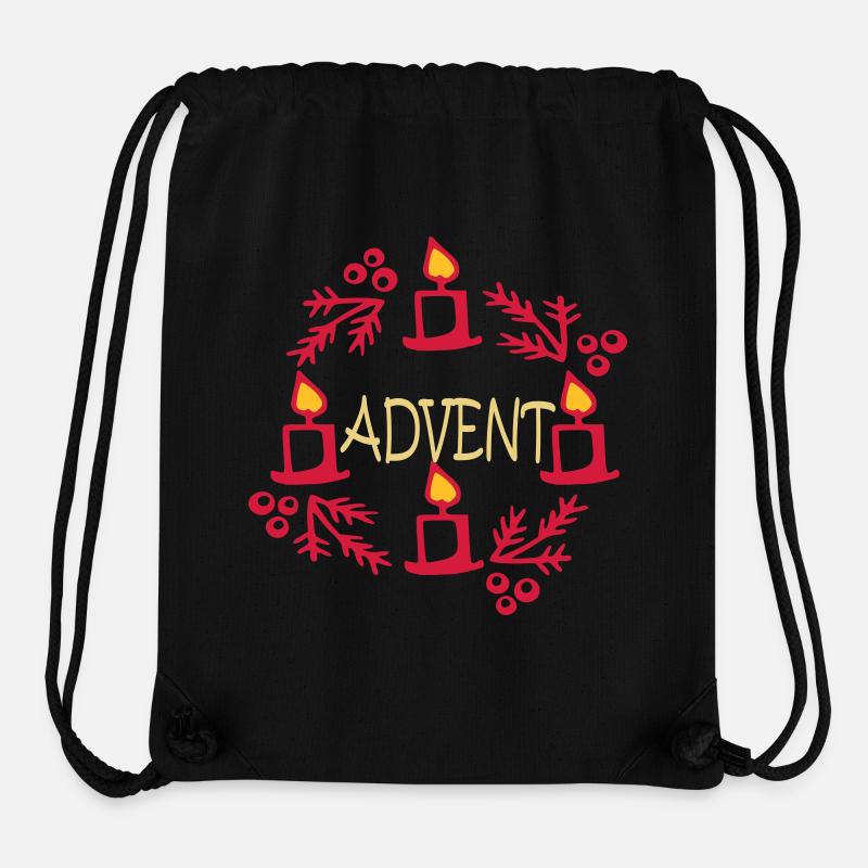 Advent - Stanley/Stella Recycled Gym Bag - black