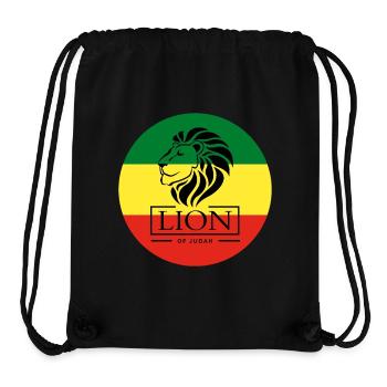 Lion of Judah - Jah Rastafarian Reggae Roots Shirt - Stanley/Stella Recycled Gym Bag - black - Front