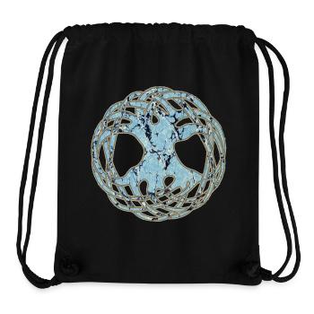 life tree e 55 - Stanley/Stella Recycled Gym Bag - black - Front