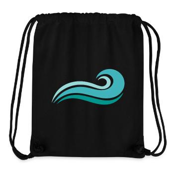 OZEAN - Stanley/Stella recycelter Gym Bag - Schwarz - Vorne