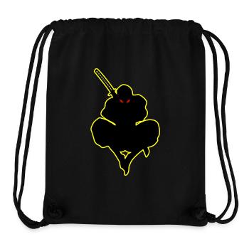 Dark Ninja Warrior Ninja Shadow Ninja Lover - Stanley/Stella Recycled Gym Bag - black - Front