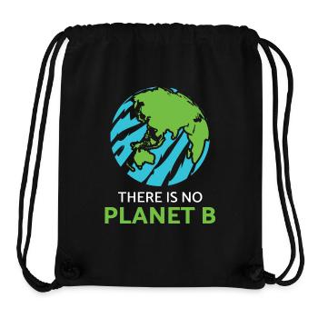 Klimaschutz Umwelt Planet Erde Klima Klimapolitik - Stanley/Stella recycelter Gym Bag - Schwarz - Vorne