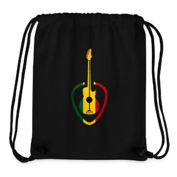 Rastafarian-tone guitar - Stanley/Stella Recycled Gym Bag - black - Front