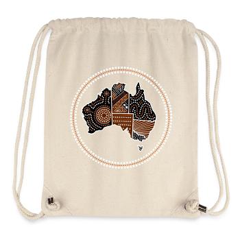 australia - Stanley/Stella Recycled Gym Bag - natural - Front