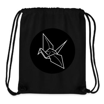 Origami - Stanley/Stella recycelter Gym Bag - Schwarz - Vorne
