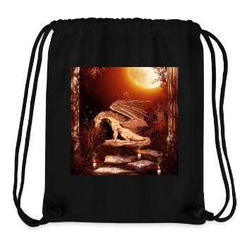 Wundervoller Drache nachts - Stanley/Stella recycelter Gym Bag - Schwarz - Vorne