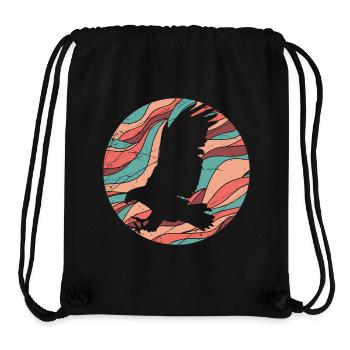 Greifvogel - Stanley/Stella recycelter Gym Bag - Schwarz - Vorne