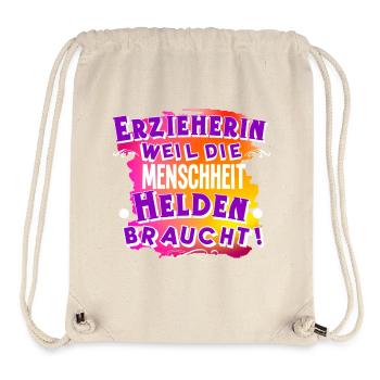 Erzieherin - Stanley/Stella recycelter Gym Bag - Naturweiß - Vorne