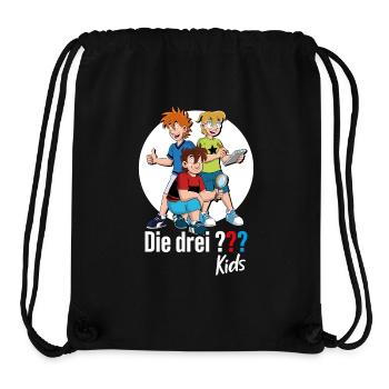 Die Drei ??? Kids Justus, Peter, Bob. - Stanley/Stella recycelter Gym Bag - Schwarz - Vorne
