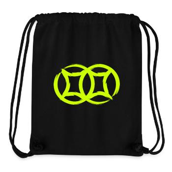Symbole chinois double chance - Sac à cordon recyclé Stanley/Stella - noir - Devant