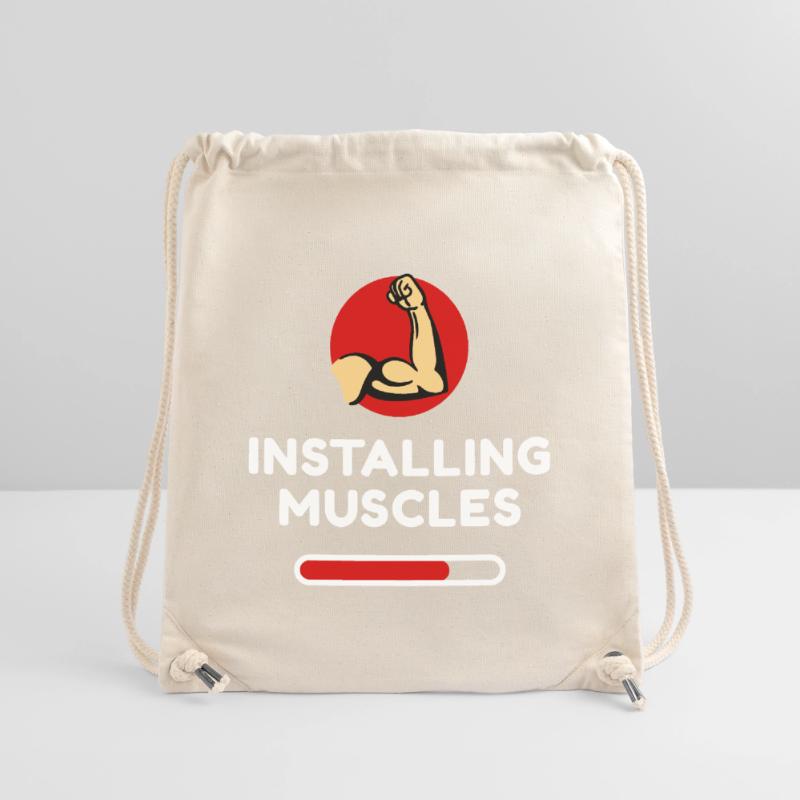 Muscles Tonification Funny Statement Fun Sac à cordon recyclé Stanley/Stella
