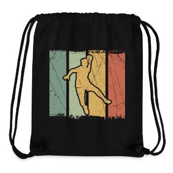 Handball bounce in colour blocks - Stanley/Stella Recycled Gym Bag - black - Front