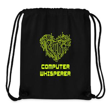 Computer Flüsterer - Stanley/Stella recycelter Gym Bag - Schwarz - Vorne