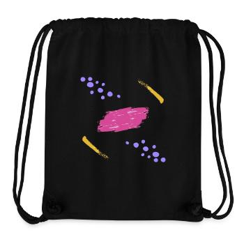 Comets orbiting their planet - Stanley/Stella Recycled Gym Bag - black - Front