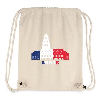 Arras City Skyline France Landmark Map - Stanley/Stella Recycled Gym Bag - natural - Front