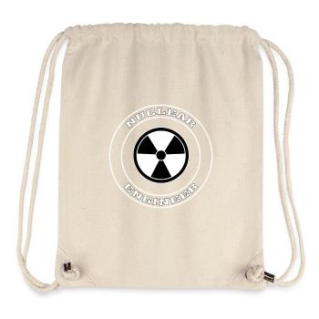 Nuclear Engineer Gift, Nuclear Engineering Shirt - Stanley/Stella recycelter Gym Bag - Naturweiß - Vorne