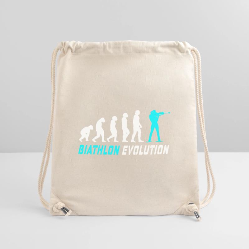 Evolution biathlon design / gift idea Stanley/Stella Recycled Gym Bag