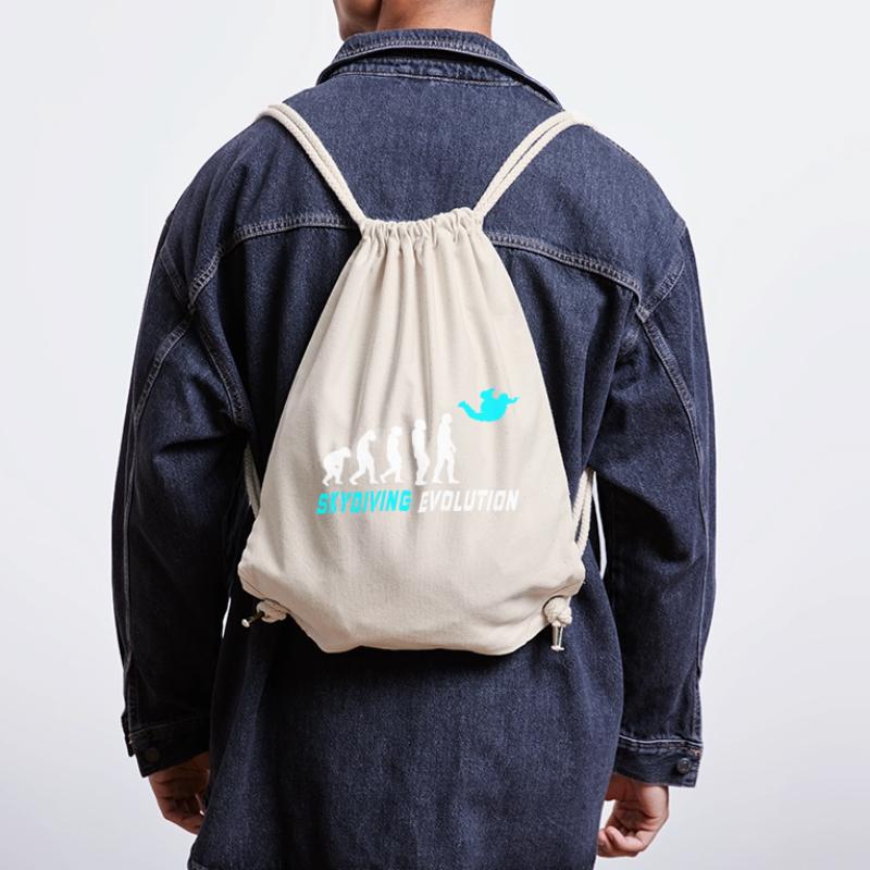 Fallschirm Evolution Design / Geschenkidee Stanley/Stella recycelter Gym Bag