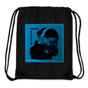 DJ music headphones V.2 - Stanley/Stella Recycled Gym Bag - black - Front