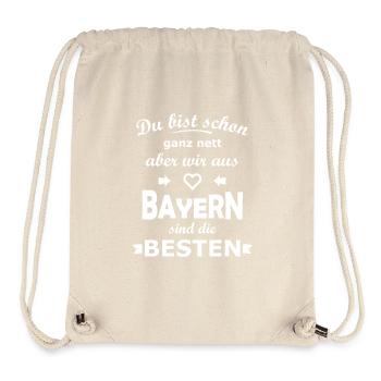 Bayern - Stanley/Stella recycelter Gym Bag - Naturweiß - Vorne
