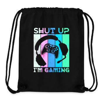 Gamer Headset Controller Stater Gamer Gamer - Sac à cordon recyclé Stanley/Stella - noir - Devant