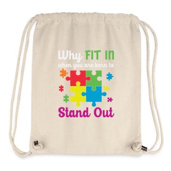 Warum fit in You Are Born To Stechen - Stanley/Stella recycelter Gym Bag - Naturweiß - Vorne