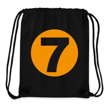 7 Billiard ball - Stanley/Stella Recycled Gym Bag - black - Front