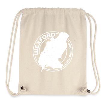 Wexford Ireland Map | County Outline Stamp - Stanley/Stella Recycled Gym Bag - natural - Front