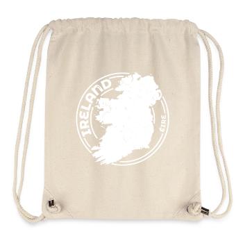 Ireland | Irish Map | Island Outline Stamp Design - Stanley/Stella Recycled Gym Bag - natural - Front