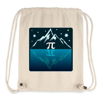 Hiking Number Pi - Stanley/Stella Recycled Gym Bag - natural - Front