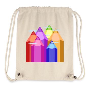 Peaks of Color - Stanley/Stella Recycled Gym Bag - natural - Front