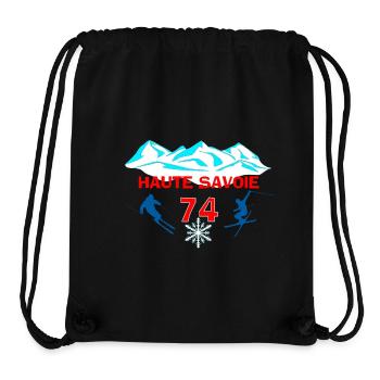 Haute-Savoie - Stanley/Stella Recycled Gym Bag - black - Front