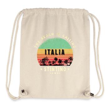 Stintino Italien Strand Design - Stanley/Stella recycelter Gym Bag - Naturweiß - Vorne