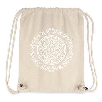 Celtic Knot - Stanley/Stella Recycled Gym Bag - natural - Front