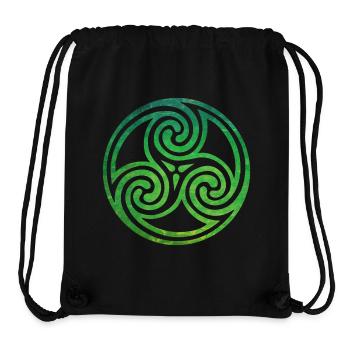 Celtic Knot - Stanley/Stella Recycled Gym Bag - black - Front