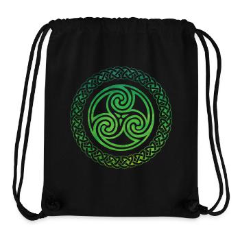 Celtic Knot - Stanley/Stella Recycled Gym Bag - black - Front