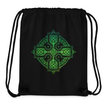 Celtic Cross - Stanley/Stella Recycled Gym Bag - black - Front