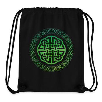 Celtic Knot - Stanley/Stella recycelter Gym Bag - Schwarz - Vorne