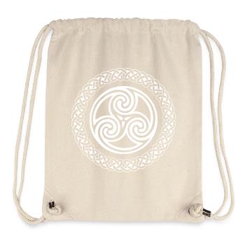 Celtic Knot - Stanley/Stella recycelter Gym Bag - Naturweiß - Vorne