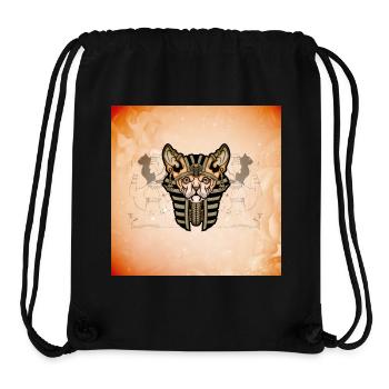 Cute cat - Stanley/Stella Recycled Gym Bag - black - Front